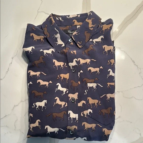 Rails Kate Horses Blouse - NWT - Picture 4 of 7